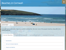 Tablet Screenshot of beachesincornwall.co.uk
